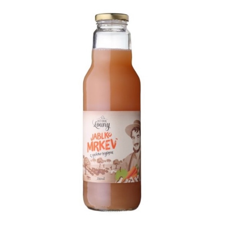 Sirupy, koncentráty, mošty - Mošt jablko-mrkev 750ml