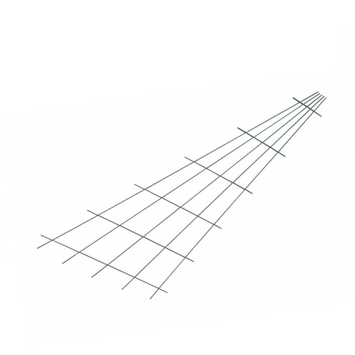 Tyčky a opory - Mřížka zahradnická bílá 750 x 1500 mm tvar