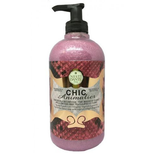 Tekutá mýdla a gely - Mýdlo s pumpičkou CHIC Red Pyton 500ml