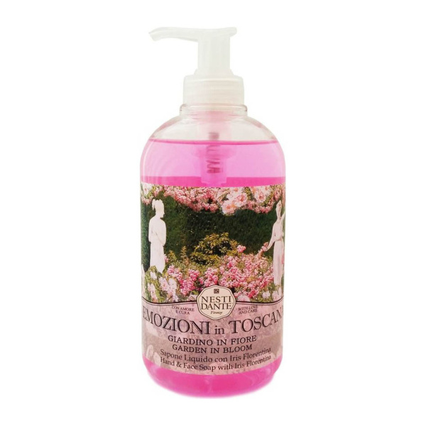 Tekutá mýdla a gely - Mýdlo s pumpičkou EMOZIONI IN TOSCANA Blooming Garden 500ml