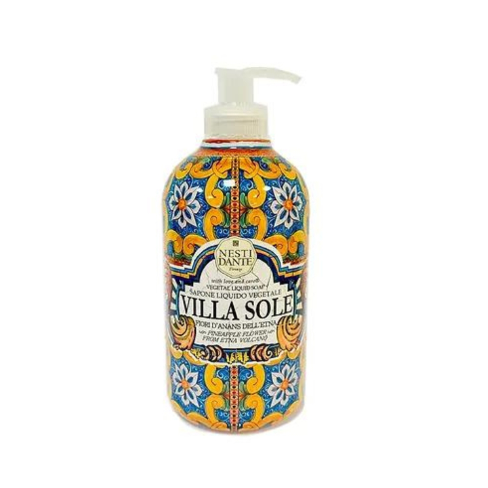 Vonná mýdla - Mýdlo s pumpičkou VILLA SOLE Fiori d Ananas dellEtna 500ml