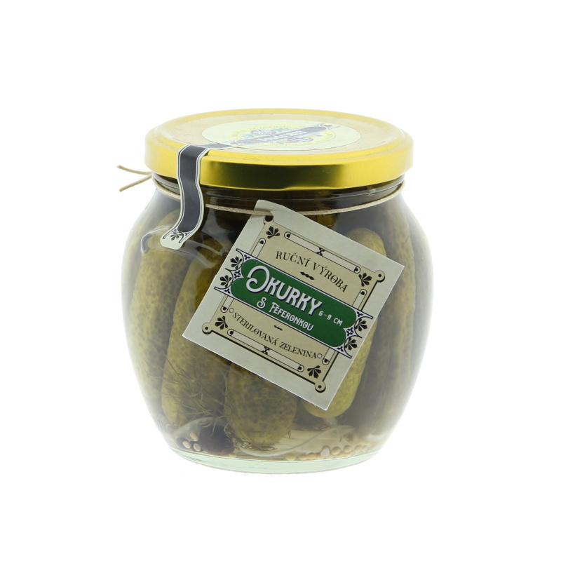 Zeleninové pochoutky - Okurky nakládané s feferonkou 310g
