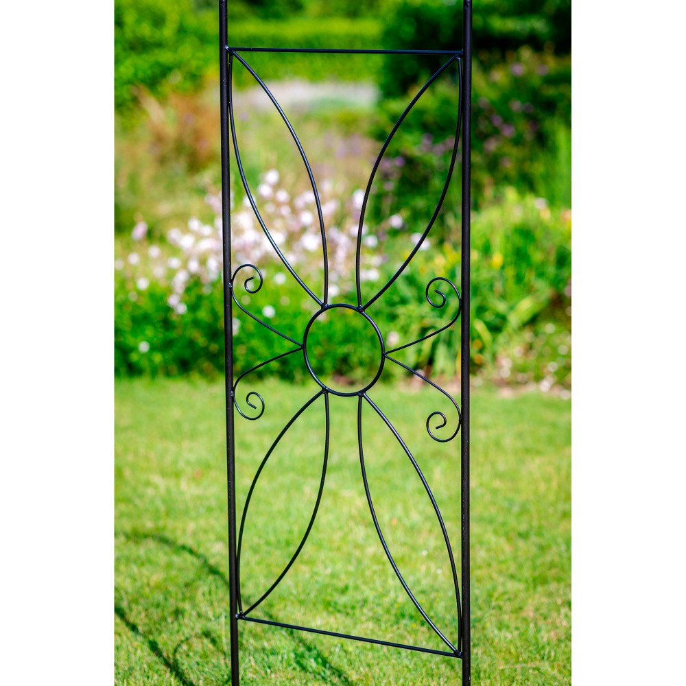 Opora/loubí BUTTERFLY jednoduchá kulatá kovová 250cm-2