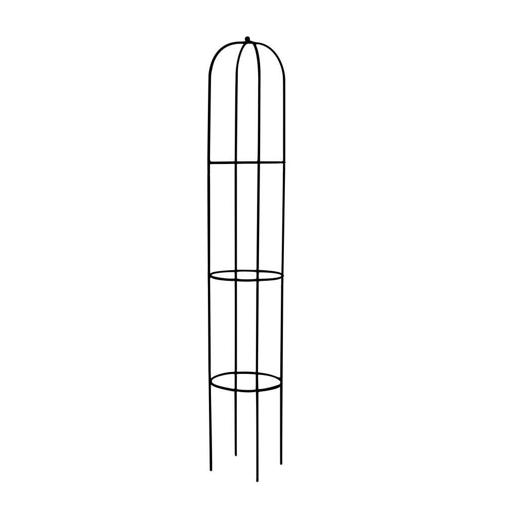 Tvarované 3D opory - Opora/obelisk MARICA kulatá kovová 90/140/190/240cm