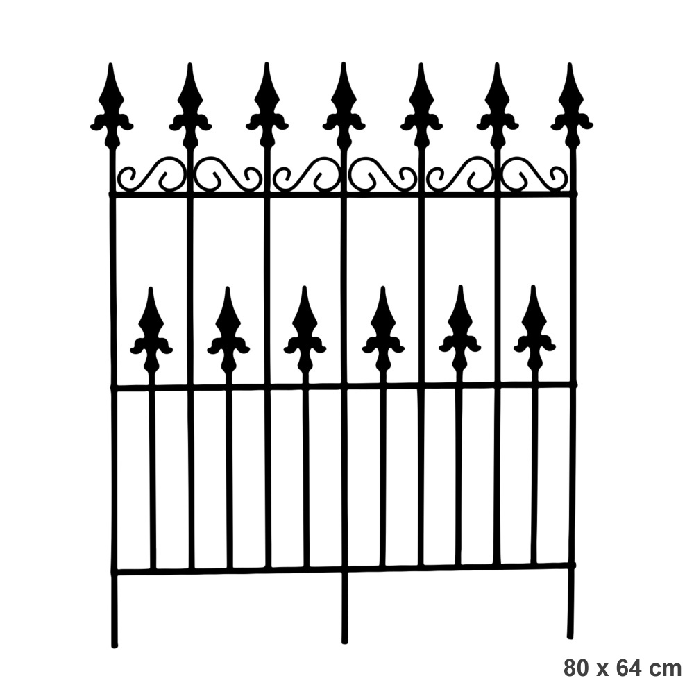 Opora pro rostliny/plot/treláž MAPOCHO kovová 80/130/200cm-4