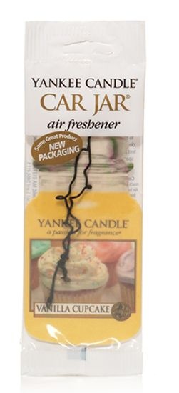 Vůně do auta - Papírová visačka YANKEE CANDLE Vanilla Cupcake