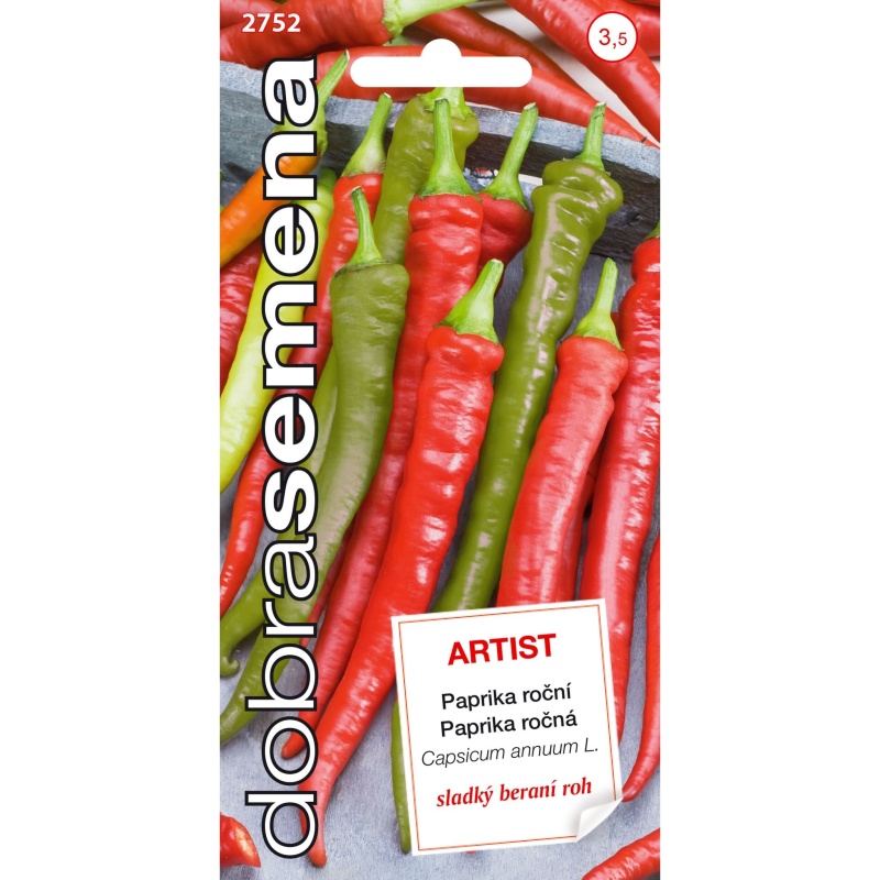 Osivo zeleniny - Paprika ARTIST beraní roh sladký (DS)