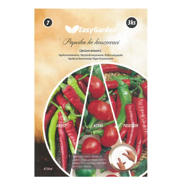 Osivo - Paprika ke konzervaci výsevní disk