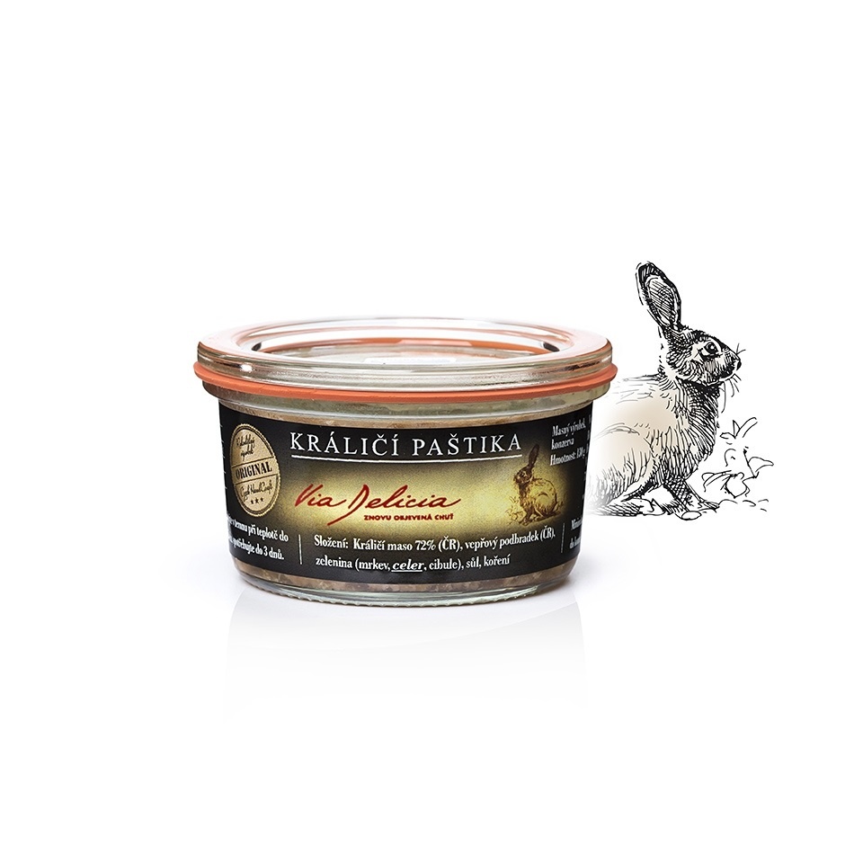 Masa a paštiky - Paštika králičí 130g