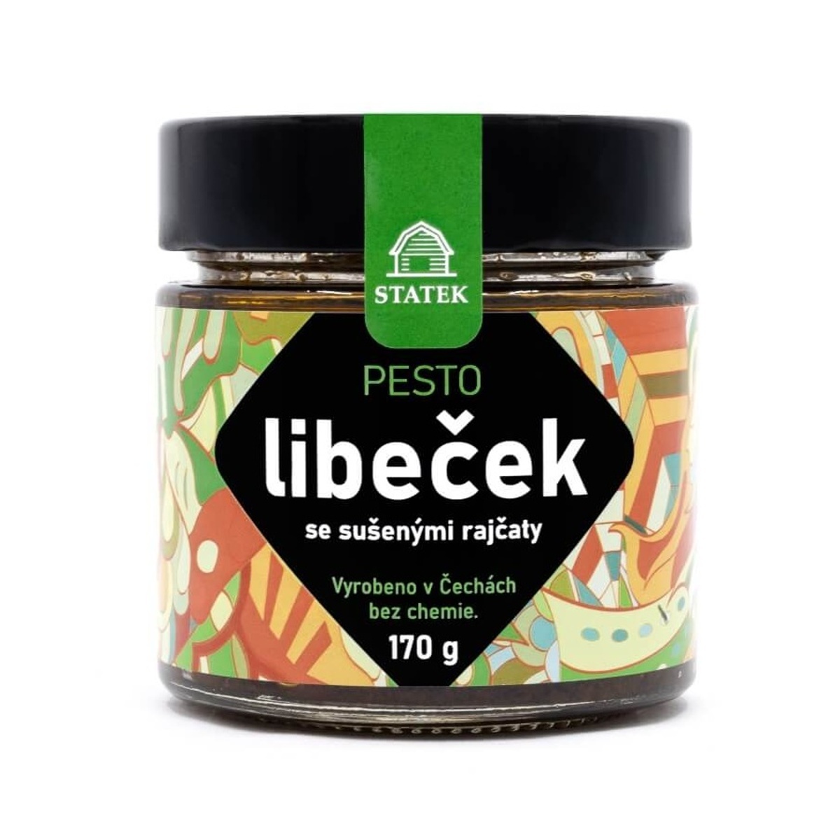 Zeleninové pochoutky - Pesto libečkové se sušenými rajčaty Sna Marzano 170g Hradecké delikatesy