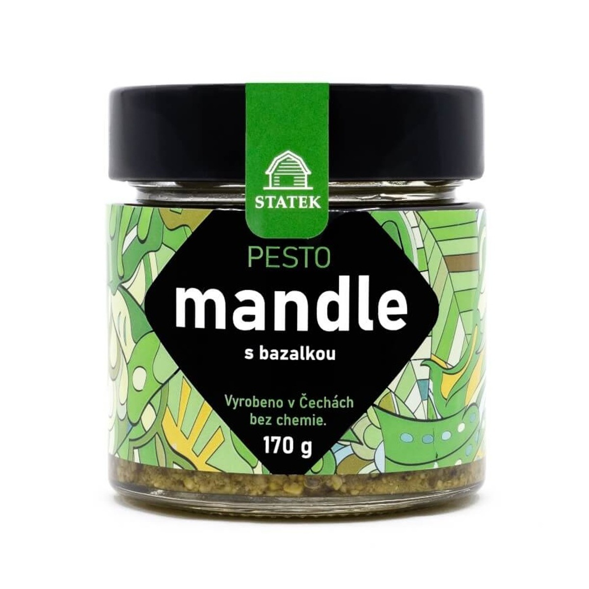 Zeleninové pochoutky - Pesto mandlové 170g Hradecké delikatesy