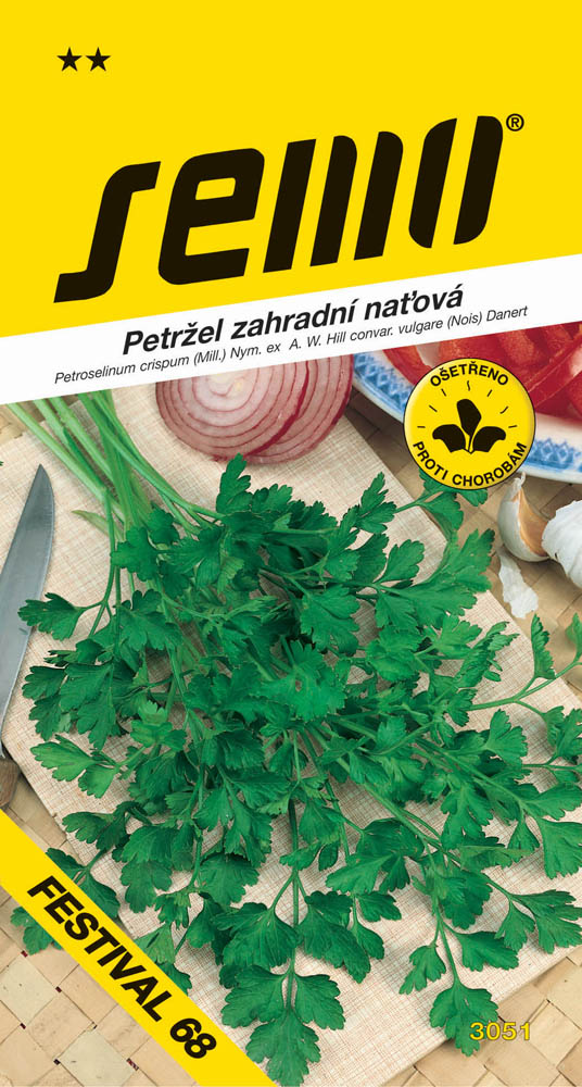 Osivo zeleniny - Petržel naťová Festival 68 hladká