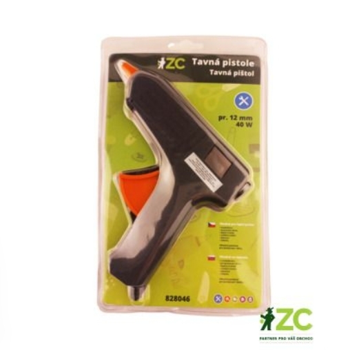 Tavné pistole a náplně - Pistole tavná černá 40W