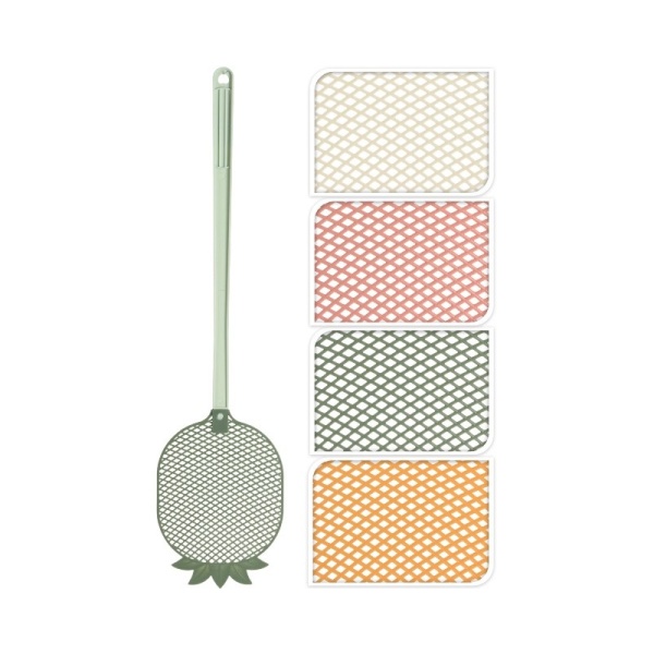 Domácí potřeby - Plácačka na mouchy ananas plast mix 57cm