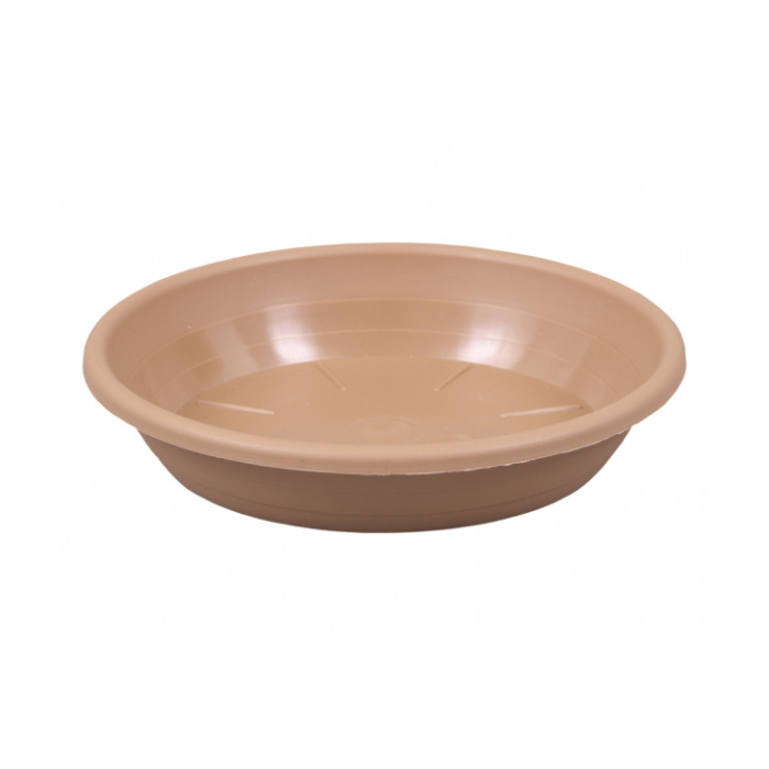 Misky a podmisky - Podmiska plastová SAKURA MODERN matná sv.hnědá 14cm