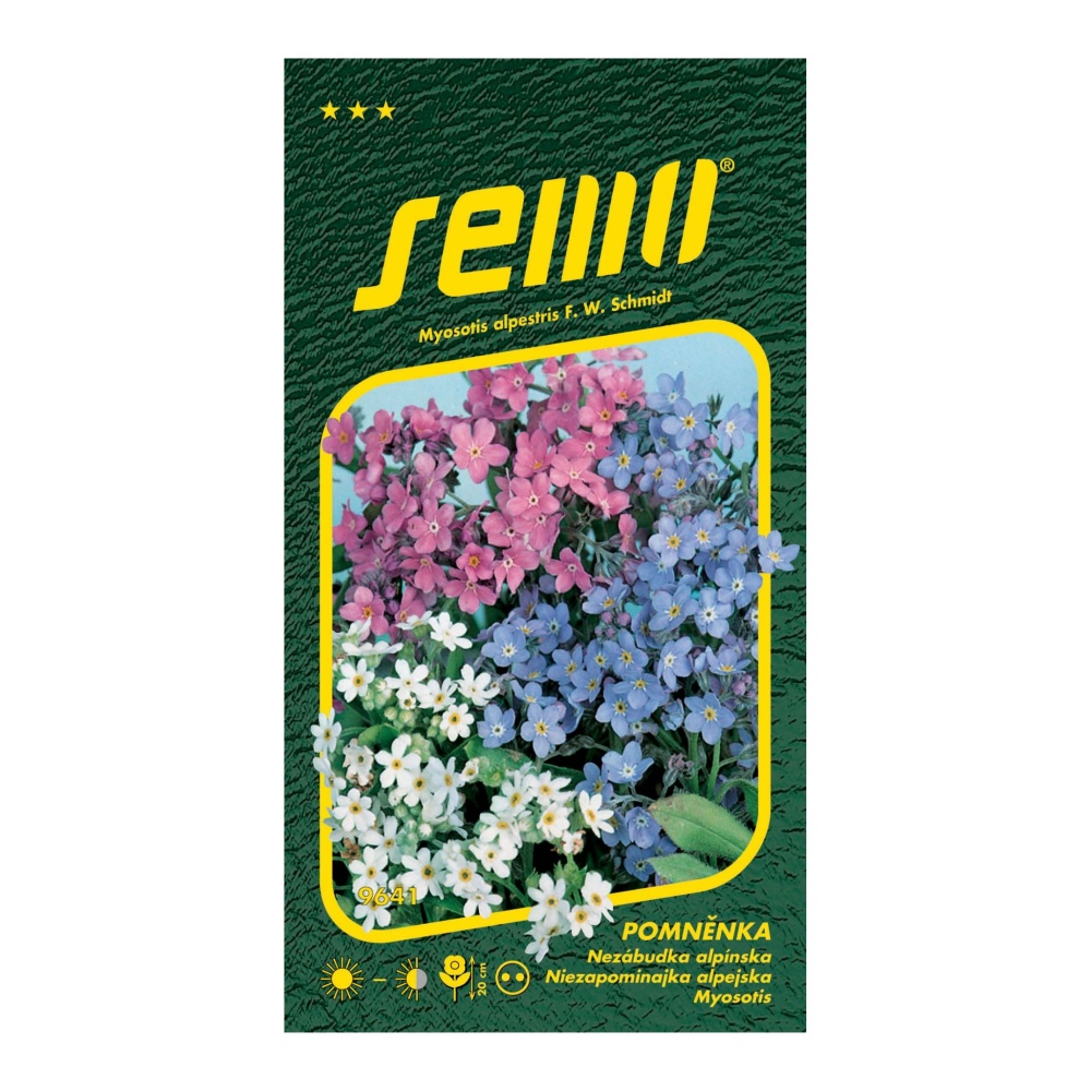 Osivo dvouletek - Pomněnka lesní směs