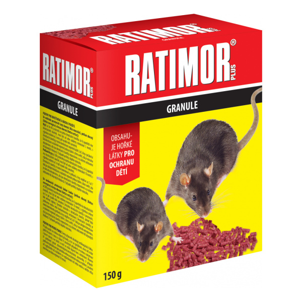 Zahradní chemie - Ratimor Brodifacoum granule 150g
