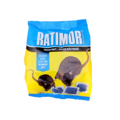 Zahradní chemie - Ratimor Brodifacoum měkká nástraha 150g krabička