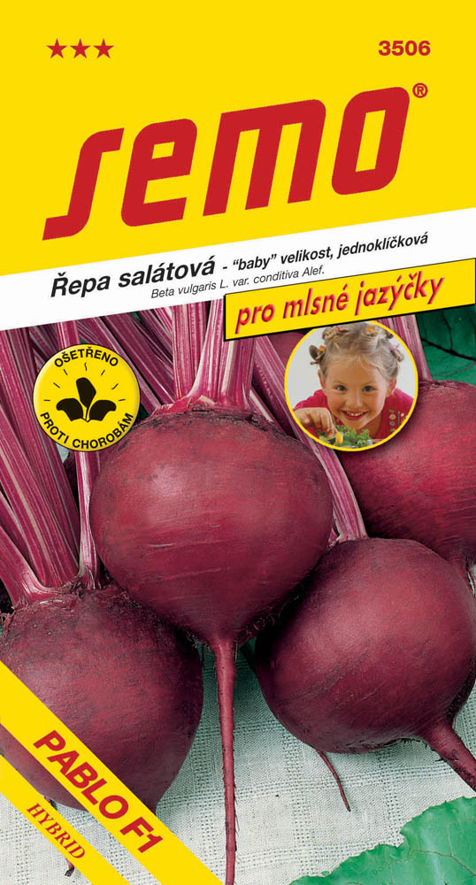 Osivo zeleniny - Řepa salátová Pablo F1 JAZÝČKY