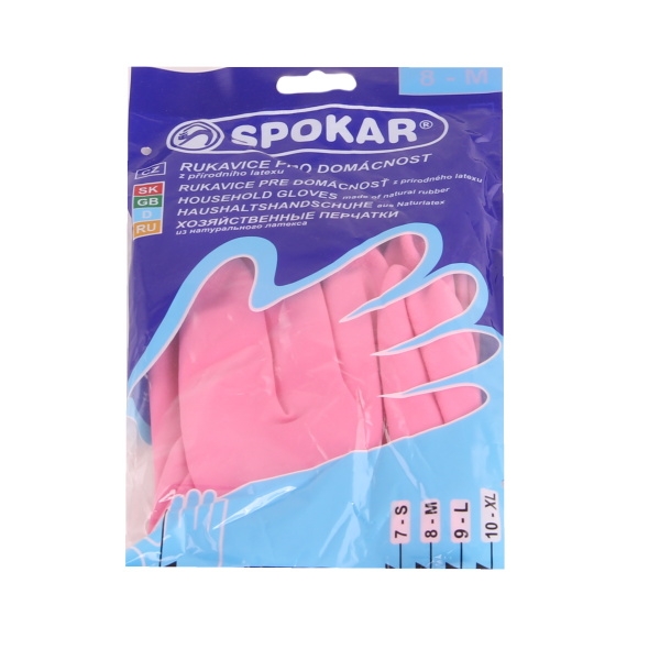 Domácí potřeby - Rukavice gumové vel.7