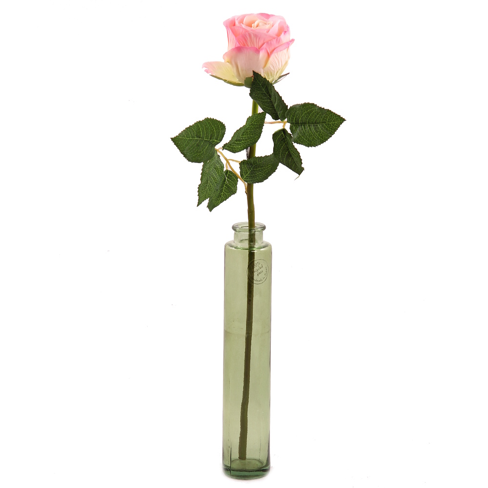 Růže EQUADOR řezaná umělá růžová 60cm-0