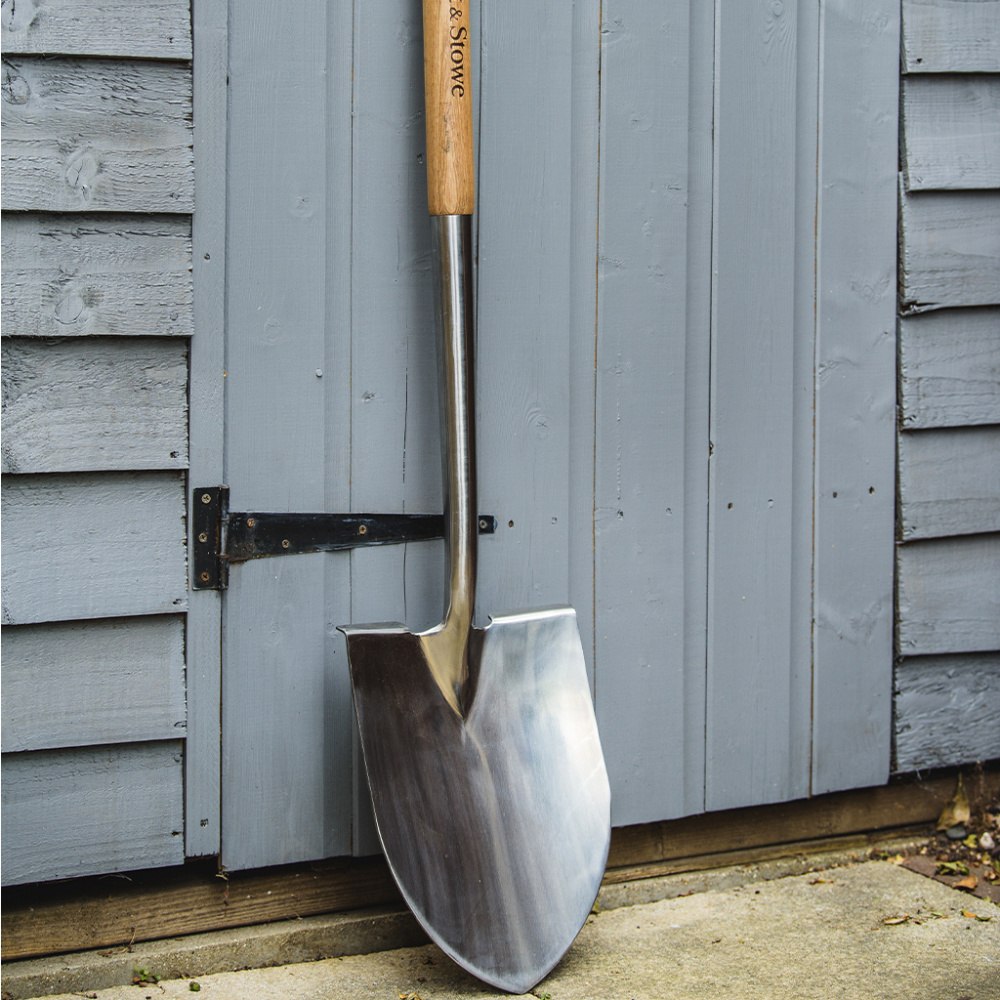 Rýč špičatý KENT & STOWE nerezový s násadou 110cm-1