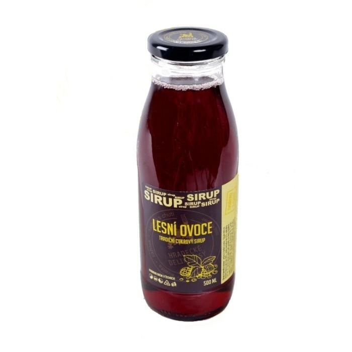 Sirupy, koncentráty, mošty - Sirup z lesního ovoce 500ml Hradecké delikatesy