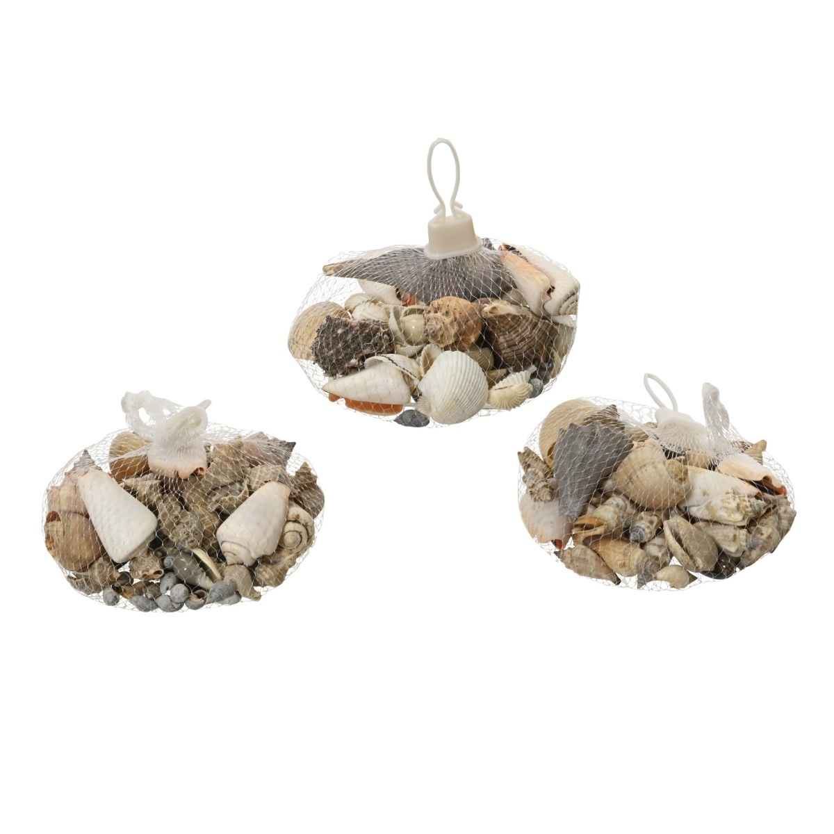 Přízdoby - Síťka mušlí mix 350g