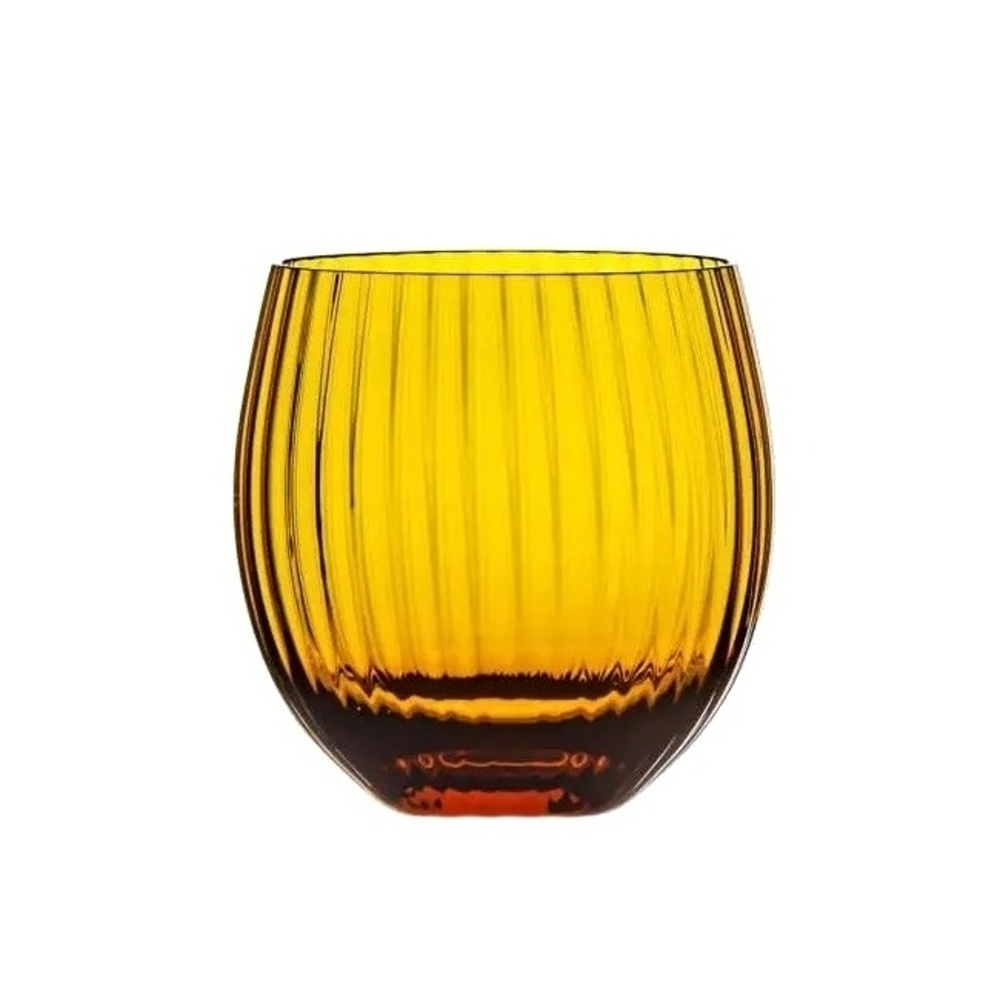 Křišťál Květná 1794 - Sklenice skleněná TETHYS amber 520ml