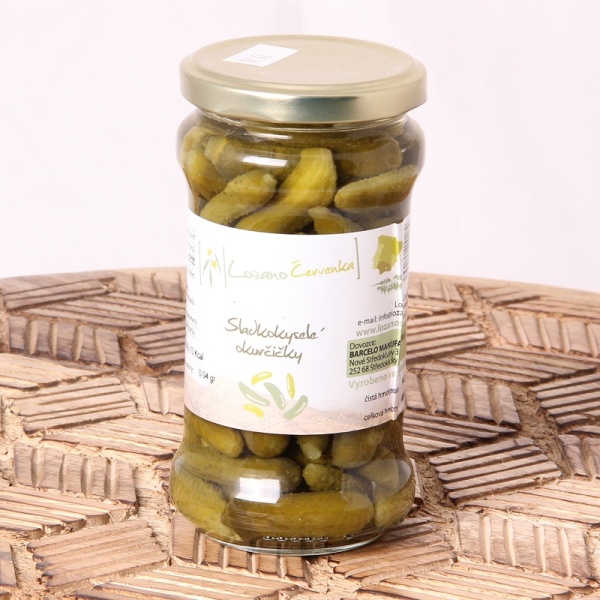 Zeleninové pochoutky - Sladkokyselé okurčičky Cornichon 145g