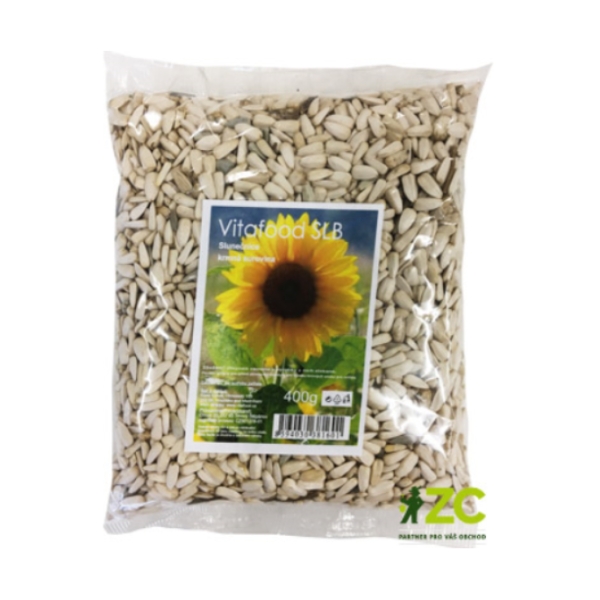 Krmítka, budky, domečky - Slunečnice bílá KRMÍTKO 400g