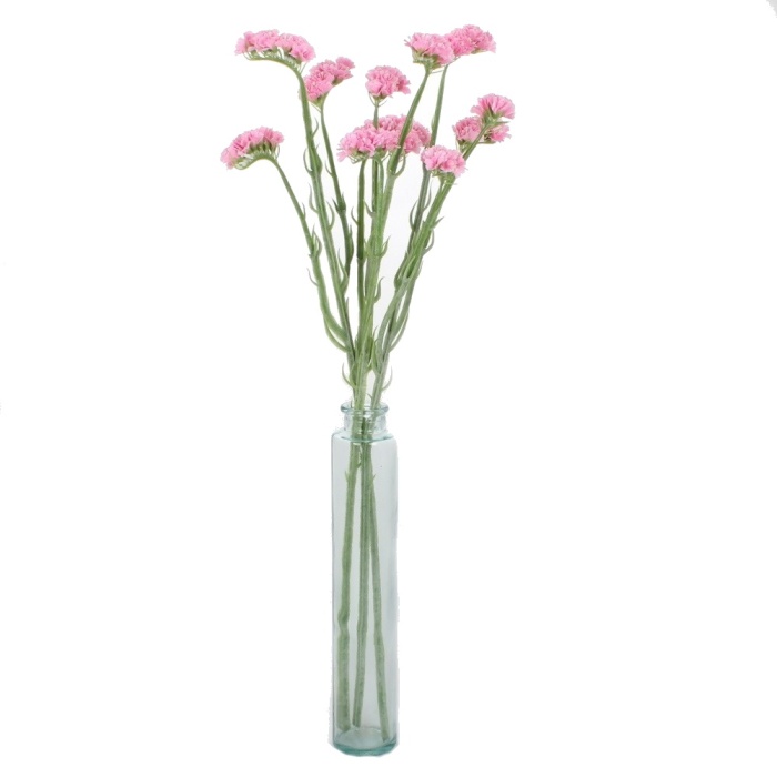 Statice řezaná umělá růžová 64cm-1