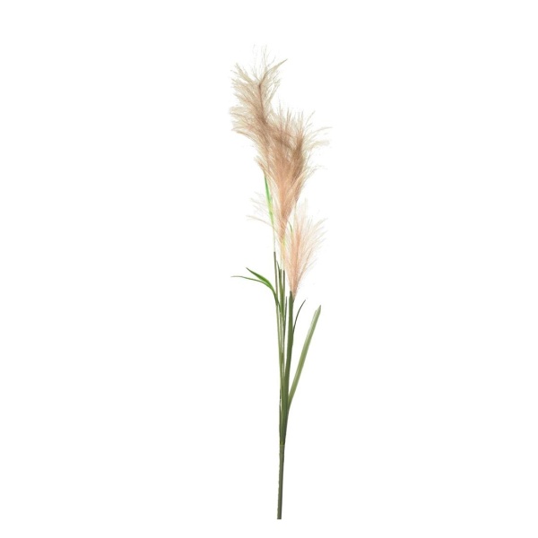 Podzimní umělé květiny - Tráva Cortaderia s květem řezaná umělá růžová 145cm