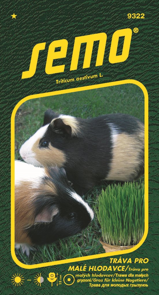 Osivo pro zvířata a medonosné - Tráva pro malé hlodavce