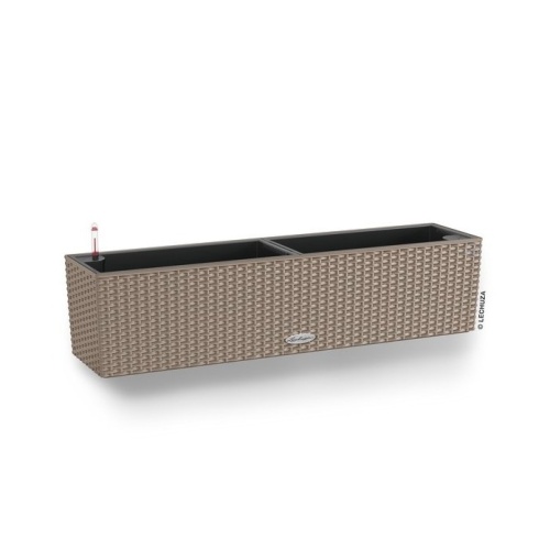 Plastové samozavlažovací truhlíky - Truhlík BALCONERA Cottage komplet set písková 80cm