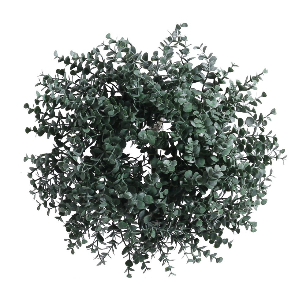 Věnce - Věnec eucalyptusový umělý zelený 29cm