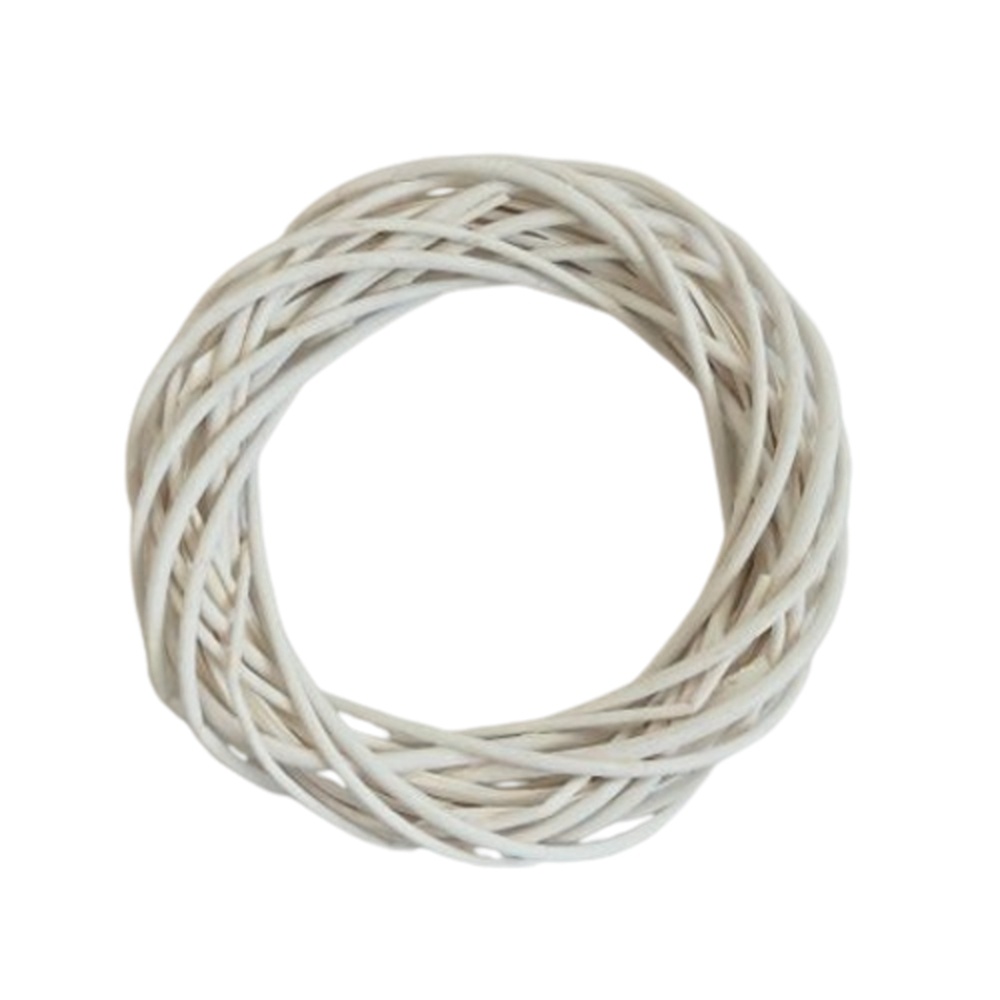 Věnce - Věnec proutí bílá 24cm
