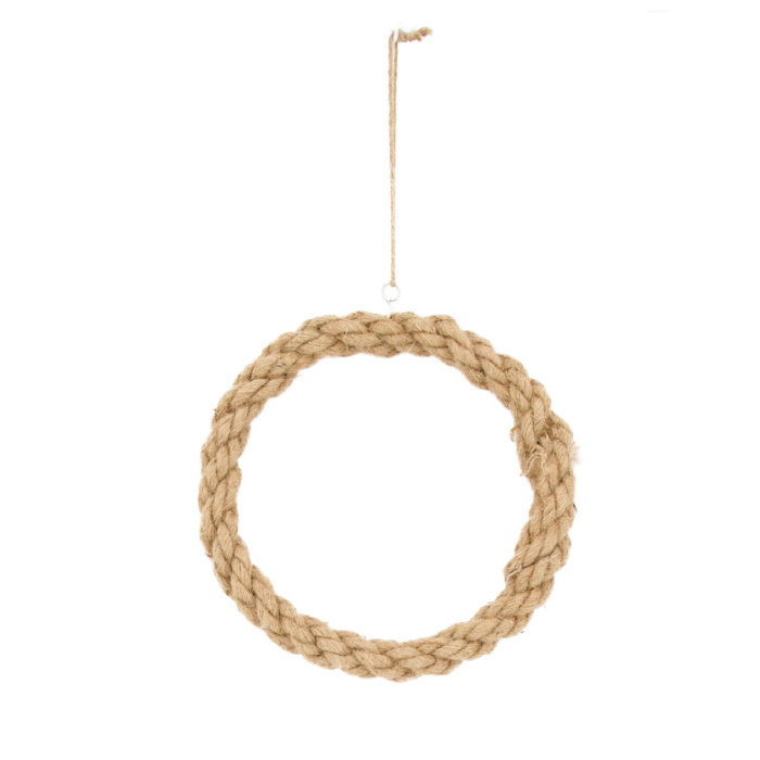Věnce - Věnec provazový přírodní 20cm