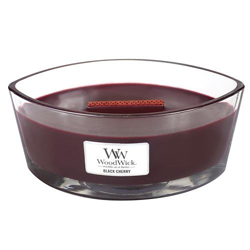Svíčky WoodWick oválné - Vonná svíčka WoodWick oválná Černá třešeň 453,6g