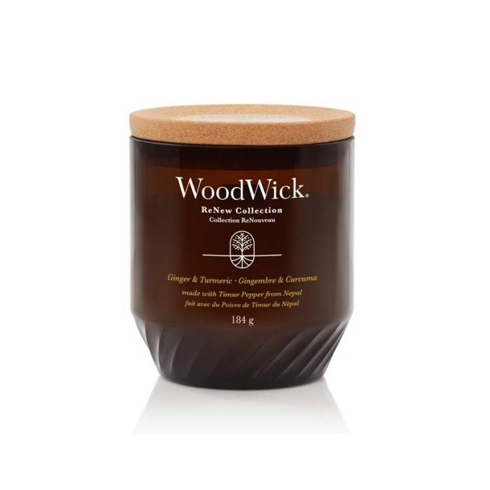 Svíčky WoodWick ReNew - Vonná svíčka WoodWick ReNew 184g Ginger & Tumeric